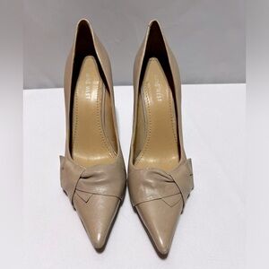 Nine West Nude Slip on Heel